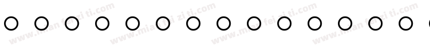 pixymbols digit clocks w90字体转换